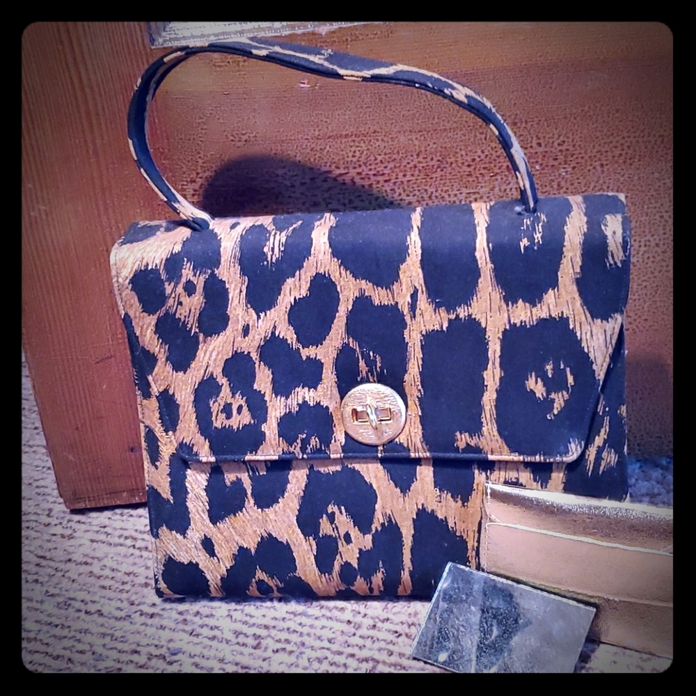 Vintage leopard bag